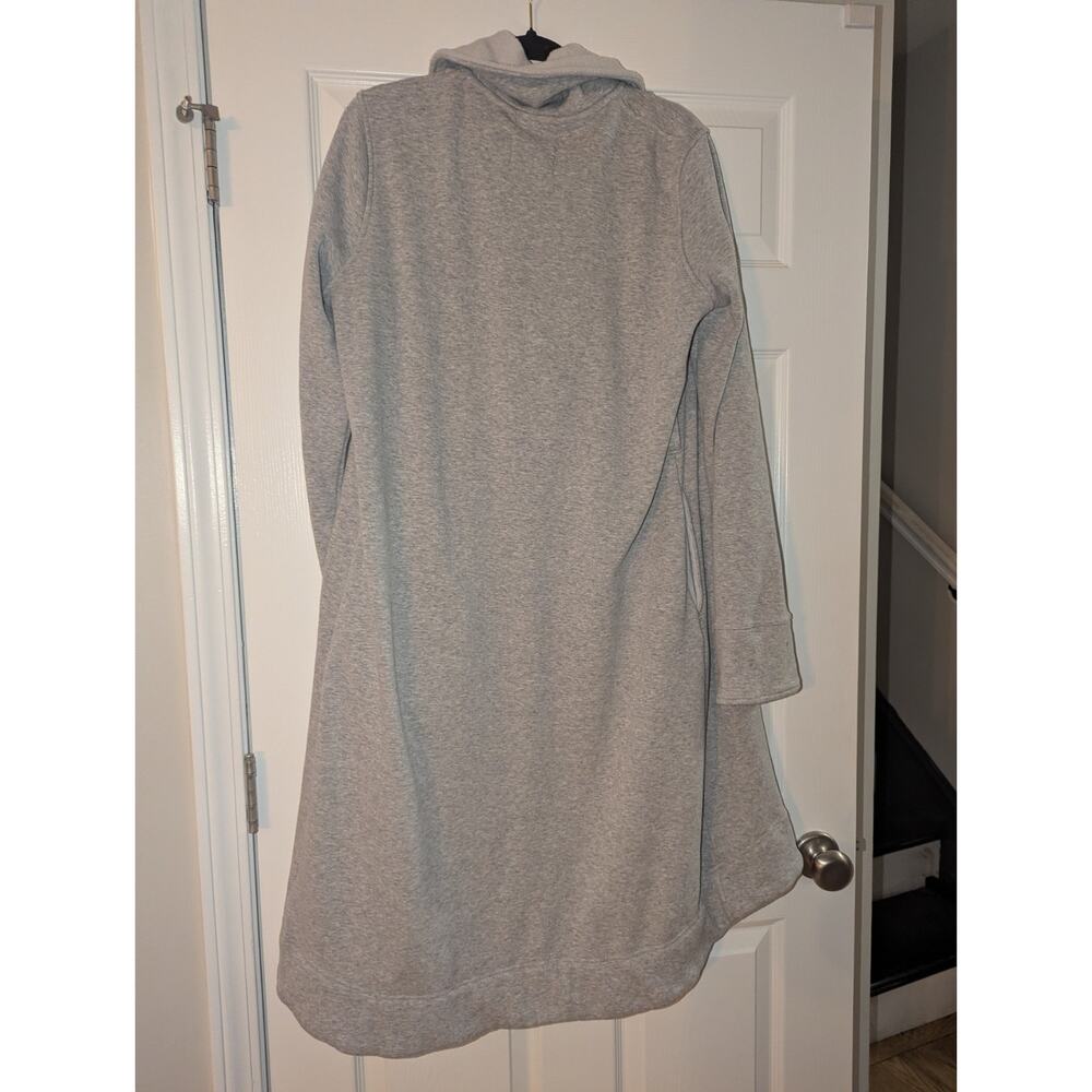 UGG Australia Women's Medium Gray Plush Fleece Bathrobe - Picture 3 of 5